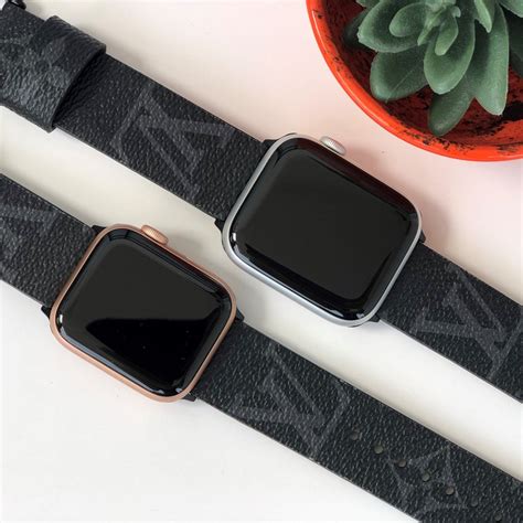 replica lv apple watch band|Upcycled LV Apple Watch Bands: A Deep Dive – Beaudin Designs.